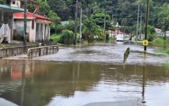 Inondations à Morne-à-l'Eau